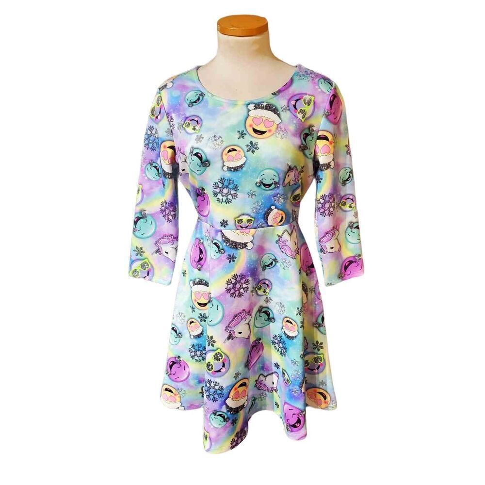 NWT JUSTICE EMOJI DRESS